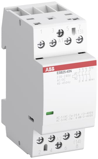 Modulārais palaidējs 25A 4NO ESB25-40N-06 AC 230V ABB