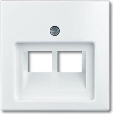 Nosegplāksne 2xRJ45 datu ligzdai BASIC55 ABB