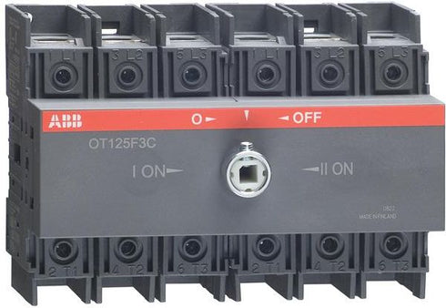 Pārslēdzis 3P I-0-II 125A 380V OT125F3C ABB