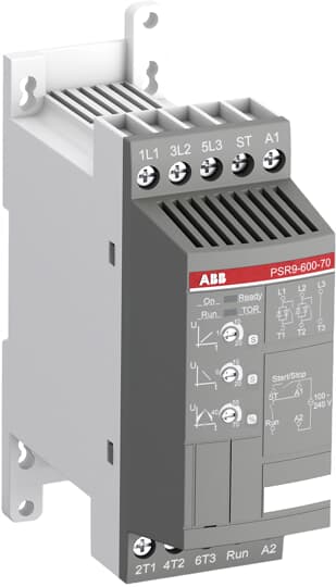 Softstarteris PSR9-600-70, 4kW 400V/100-240V AC ABB